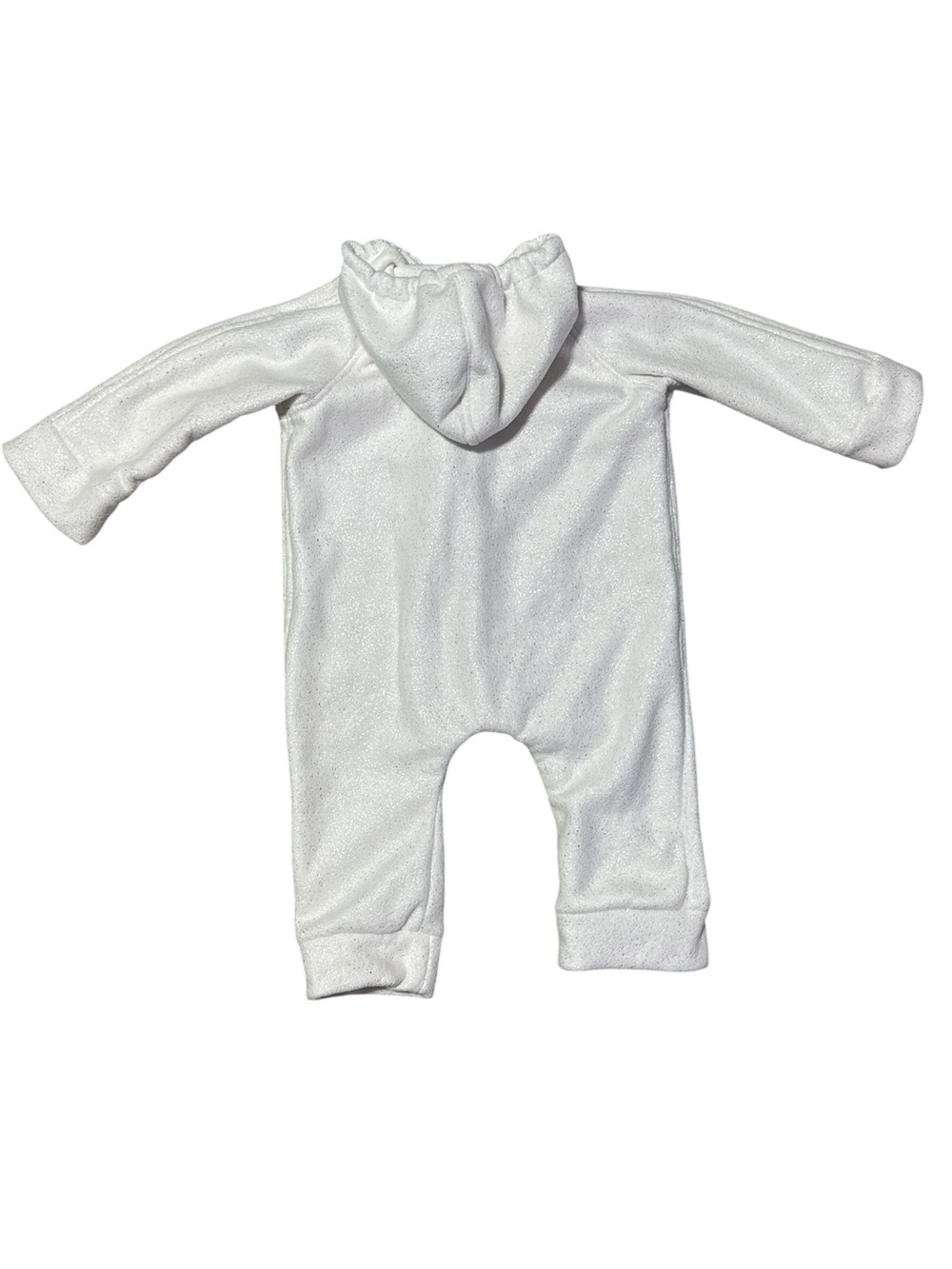 Handmade Toddler Bunting/Snowsuit 2T/3T White/Silver NEW - Picture 5 of 7